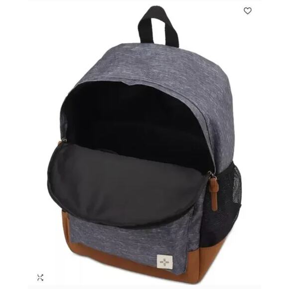 Sun Stone Riley Heathered Backpack Bag Grey Heather or Camo - NEW with tags - Picture 4 of 5